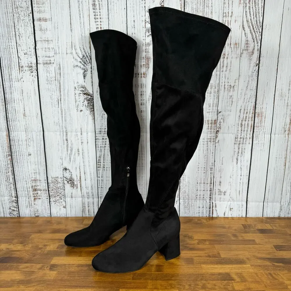 Nine West Yanie Women’s Over-the-knee Boots Black Size 9.5M